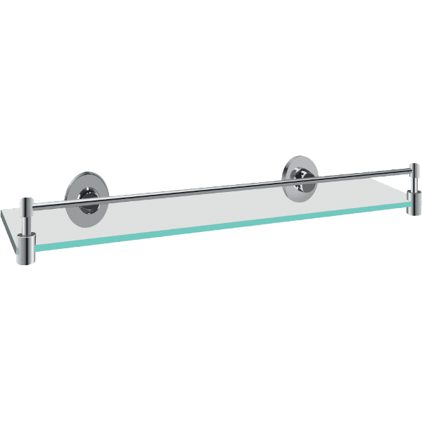 Round Range With Twin Arms Glass shelf